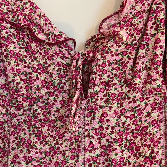 Floral Printed Ruffle Dress - Picture 4 of 4